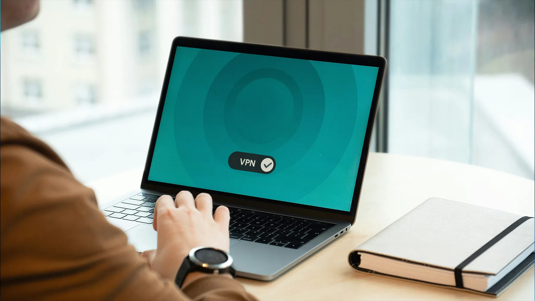 Bright VPN Stock Foto